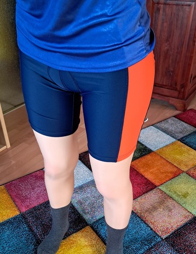 Lycra radlerhose blau - lycra,