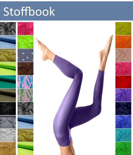 Lycra leggings stoff mattleder - lycra,