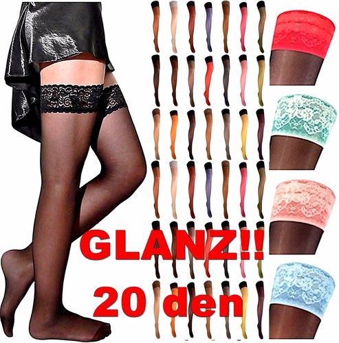 Halterlose strümpfe lycra - strümpfe,