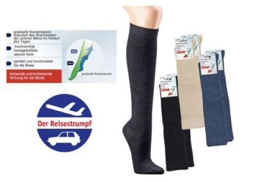 2 paar stützstrümpfe - paar,